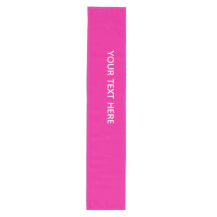 Creat Your Own Megenta Invitation Postcard Medium Table Runner