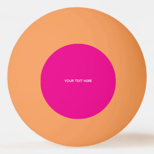 Creat Your Own Megenta Invitation Postcard Ping Pong Ball