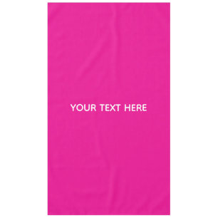 Creat Your Own Megenta Invitation Postcard Tablecloth