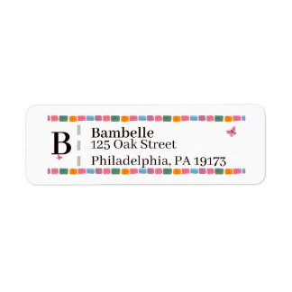 Creat Your Personalised Return Address Label