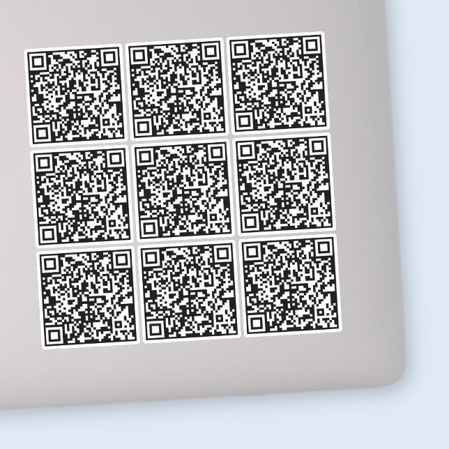 Create 9 Scannable QR Codes Instantly Black White (Creator Uploaded)