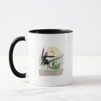 "Create a calm sanctuary" mug