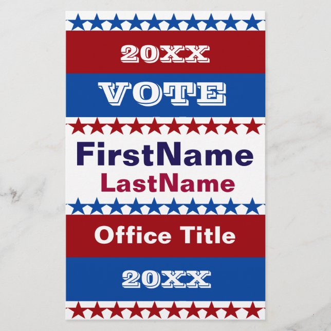 Create a Campaign Template Flyer (Front)