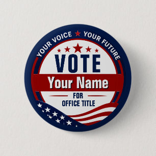 Create a Custom ELection Political Button