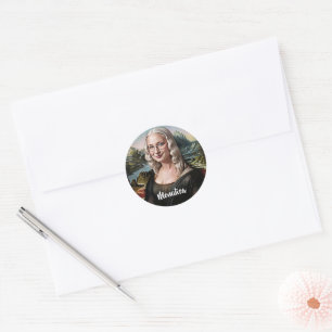 Create A Custom Funny Face Classic Round Sticker
