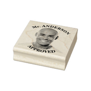 Create A Custom Funny Face Teacher Approval Rubber Stamp