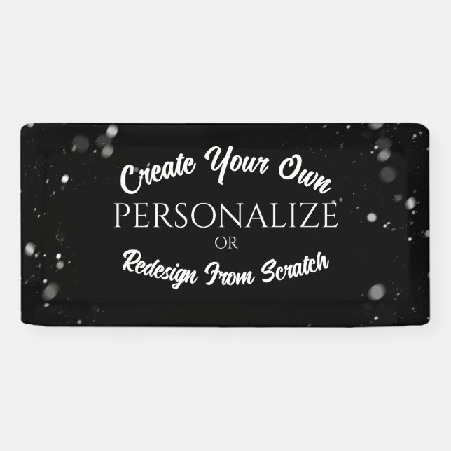 Create a Custom Personalised Banner (Horizontal)