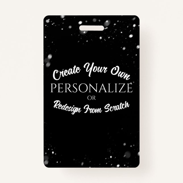 Create a Custom Personalised ID Badge (Front)