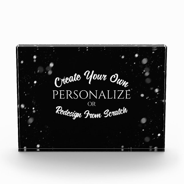 Create a Custom Personalised Photo Block (Front)