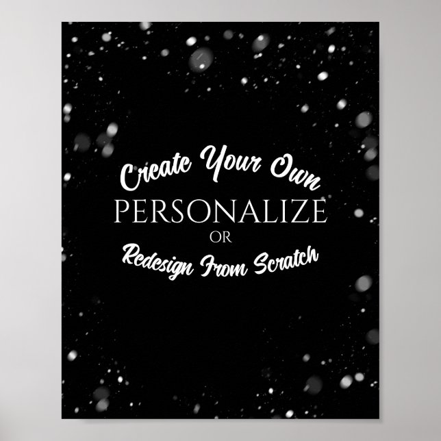 Create a Custom Personalised Poster (Front)