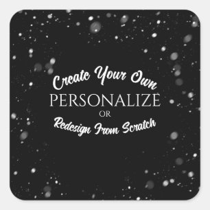 Create a Custom Personalised Square Sticker