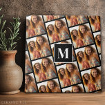 Create a Custom Photo Collage - 1 Photo Monogram Ceramic Tile<br><div class="desc">Use your favourite photo or pictures to make a fun keepsake to share with friends.</div>