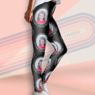 Create a Custom Photo Collage with 1 Photo Leggings