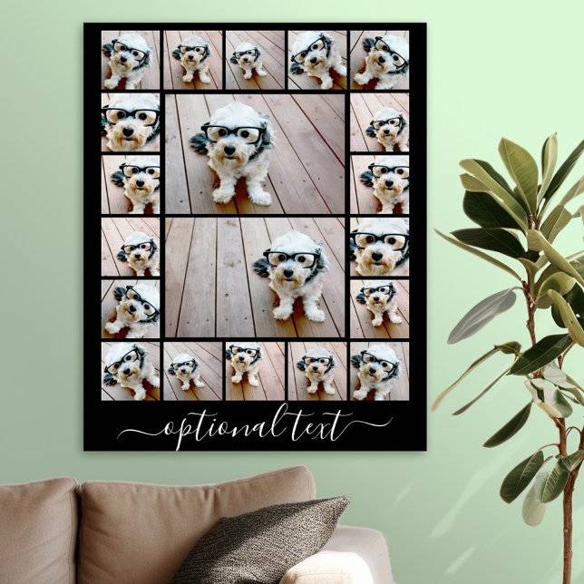 Create a Custom Photo Collage with 20 Photos Poster (Photo Collage Poster)