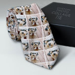 Create a Custom Photo Collage with 4 Photos White Tie<br><div class="desc">White background - Use your favourite photo or pictures to make a fun keepsake to share with friends. This includes a combination of your four favourite pictures. Other combinations are available in our store. You can also buy this without changing the pics if you enjoying dogs with glasses.</div>