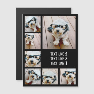 Create a Custom Photo Collage with 7 Photos Magnet
