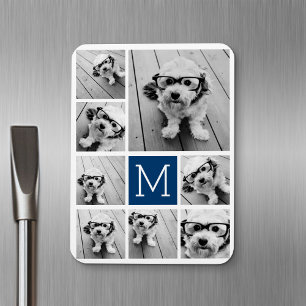 Create a Custom Photo Collage with 8 Photos Magnet