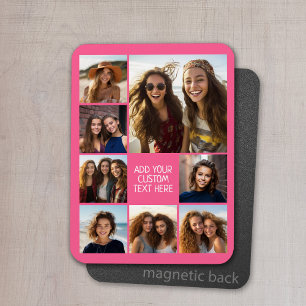 Create a Custom Photo Collage with 8 Photos Magnet