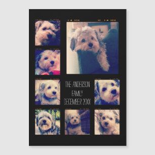 Create a Custom Photo Collage with 8 Photos Magnet