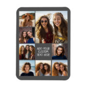 Create a Custom Photo Collage with 8 Photos Magnet (Vertical)