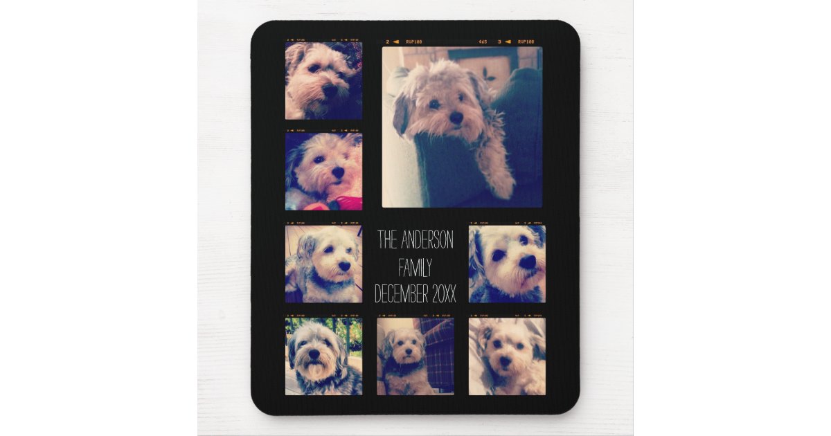 Create a Custom Photo Collage with 8 Photos Mouse Pad ...
