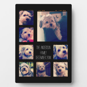 Create a Custom Photo Collage with 8 Photos Plaque