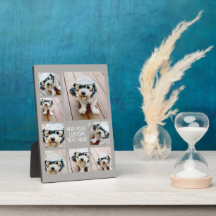 Create a Custom Photo Collage with 8 Photos Plaque
