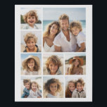 Create a Custom Photo Collage with 9 Photos Faux Canvas Print<br><div class="desc">Can change background colour ----- Use your favourite photo or pictures to make a fun keepsake to share with friends.</div>