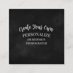 Create a Custom Square Business Card