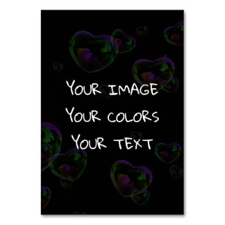 Create a Custom Table Number