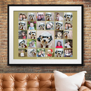 Create a Funky Photo Collage with 27 Photos Poster