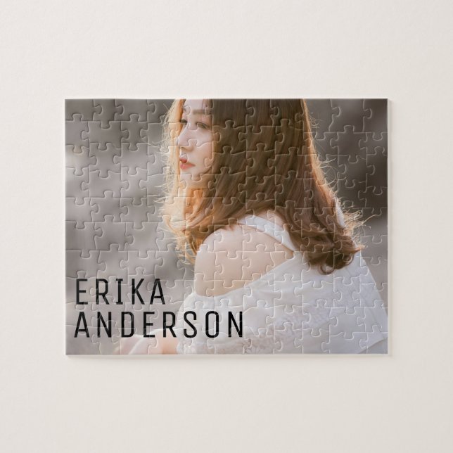 Create a Jigsaw Puzzle With Your Name and Picture (Horizontal)
