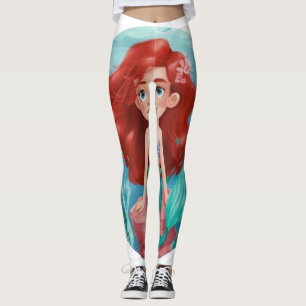 create a little mermaid legging