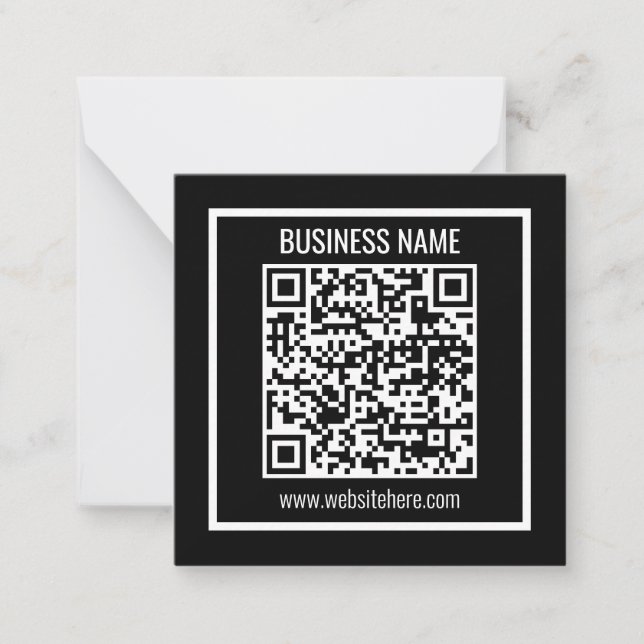 Create a Modern QR code Instantly  Card (Front)