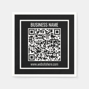 Create a Modern QR code Instantly Napkin