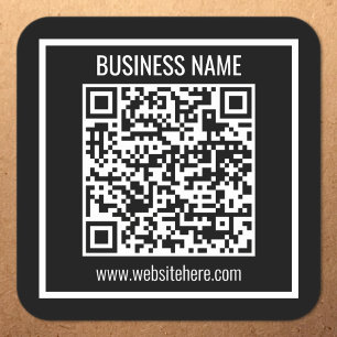 Create a Modern QR code Instantly  Square Sticker