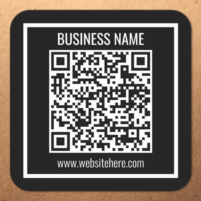 Create a Modern QR code Instantly  Square Sticker (Creator Uploaded)