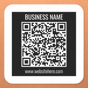 Create a Modern QR code Instantly Square Sticker