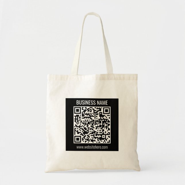 Create a Modern QR code Instantly  Tote Bag (Front)