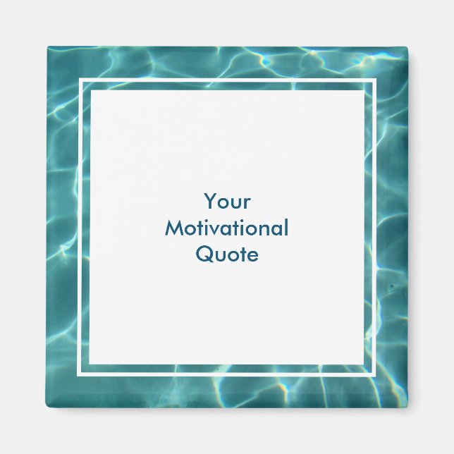 Create A Motivational Quote Photo Magnet (Front)