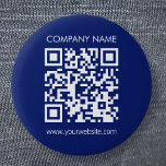 Create a QR code instantly Modern simple design 6 Cm Round Badge<br><div class="desc">Simply enter website address to generate a QR code instantly.</div>