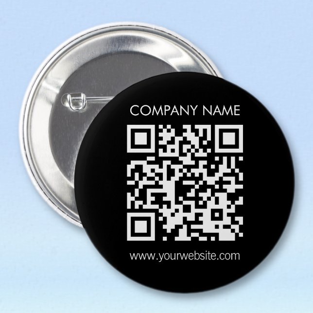 Create a QR code instantly Modern simple design 6 Cm Round Badge (Creator Uploaded)