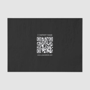 Create a QR code instantly Modern simple design Tissue Paper