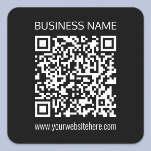 Create a QR Code Instantly with Website’s URL Square Sticker