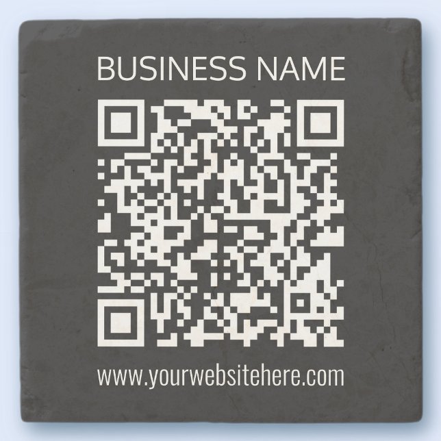 Create a QR Code Instantly with Your Website’s URL Stone Coaster (Creator Uploaded)