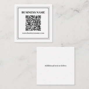 Create a Scannable QR code Black & White Enclosure Card