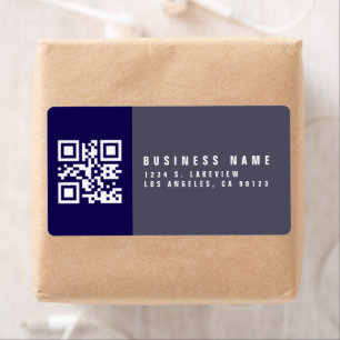 Create a Scannable QR Code   Modern Return Address
