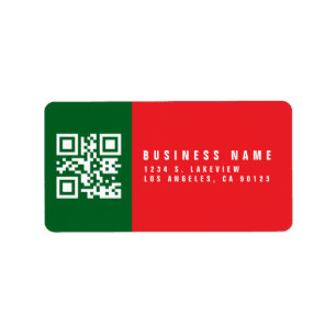 Create a Scannable QR Code   Modern Return Address Label