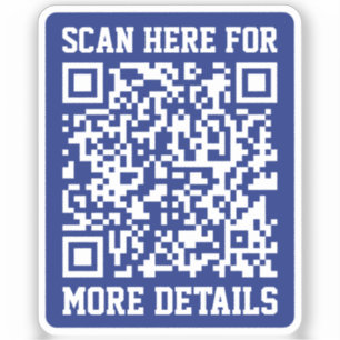 Create a Scannable QR code   Navy Blue (editable)
