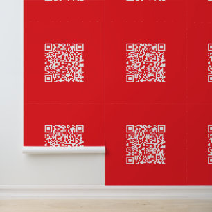 Create a Scannable Red (editable) QR code Wallpaper